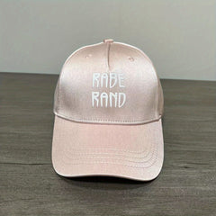 Silk Satin 3D Embroidered Baseball Cap Sunscreen Casual Cap