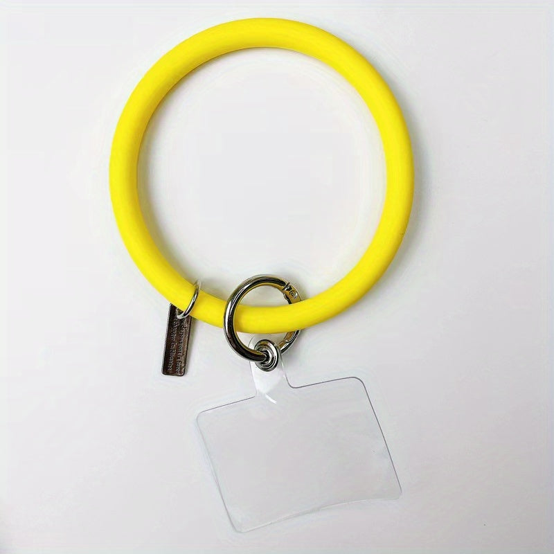 Fashionable Anti Lost Silicone Bracelet Keychain for Phones