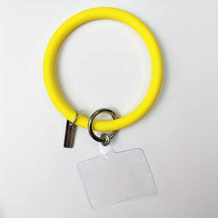 Fashionable Anti Lost Silicone Bracelet Keychain for Phones