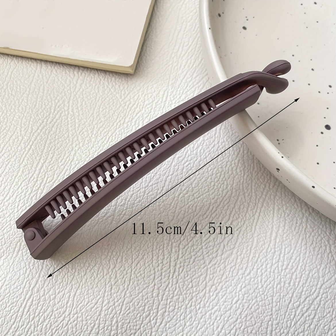 1pcs Banana Clip Frosted Hair Clip Women Hair Claws Ponytail Holder Hairpins