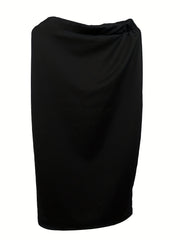 Back Split Bodycon Skirt for Women