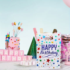 10pcs Colorful Happy Birthday Party Gift Bags