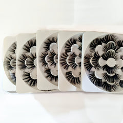 35 Pairs 25mm Fluffy Dramatic False Eyelashes Cosplay Manga Extension