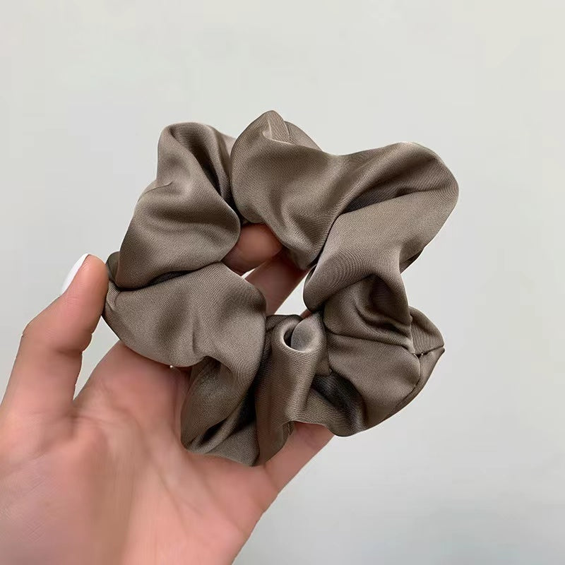 Oversize Satin Hair Scrunchies Silk No Damage Soft Scrunchy Hair Ties