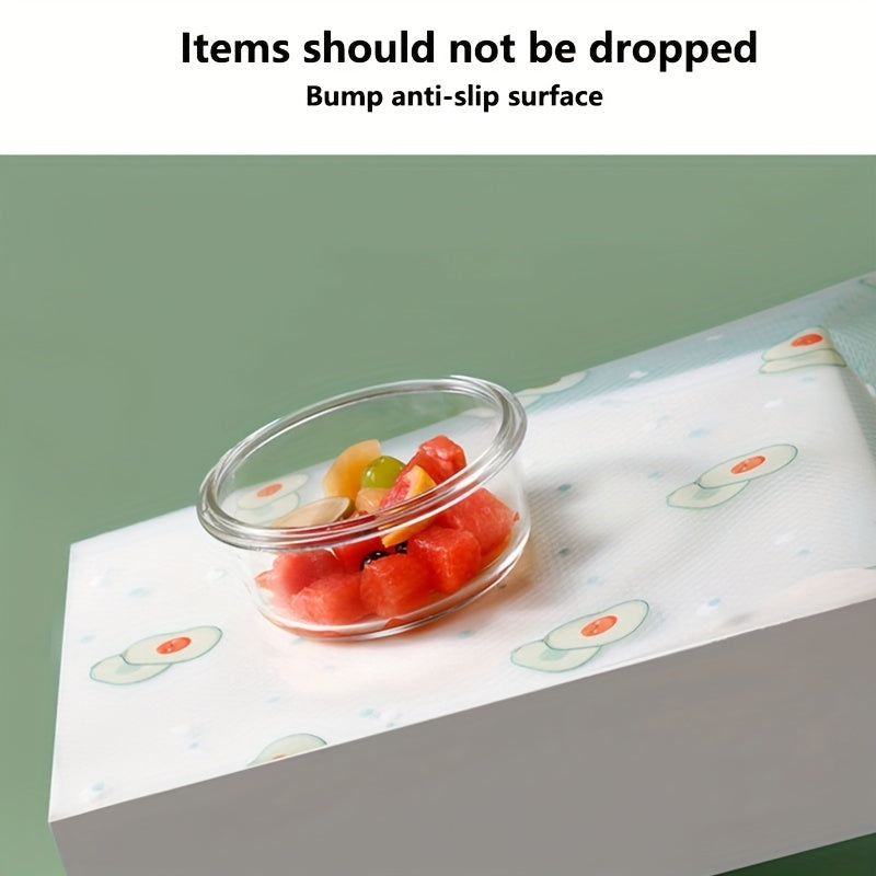Non Slip Shelf Liner Washable Mats for Kitchen Cabinet Shelves Refrigerator