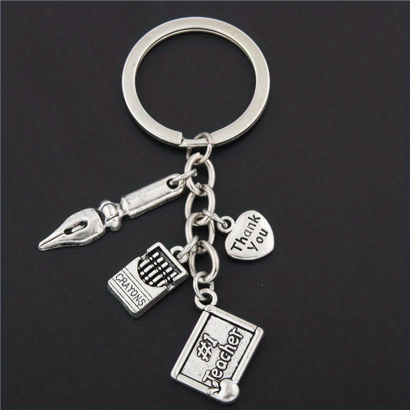 Teacher's Gift Keychain Big Heart To Teach Little Minds Key Ring