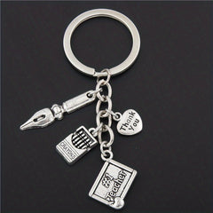 Teacher's Gift Keychain Big Heart To Teach Little Minds Key Ring