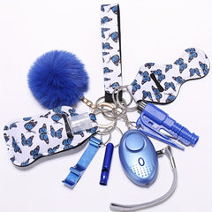 Self Defense Keychain Set For Women Safety Keychain Full Set With Personal Alarm
