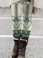 Boho High Waist Leggings for Women