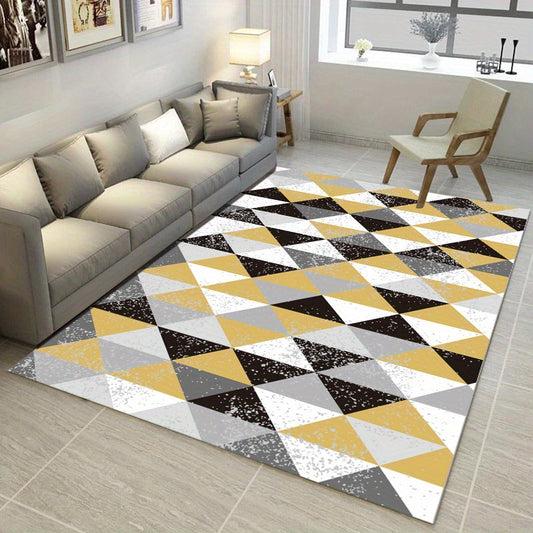 Modern Stylish Area Rug Soft & Comfortable Non Slip Carpet for Living Room