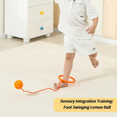 6 Colorful Bouncing Ball Set Foot Kick Lemon Balls