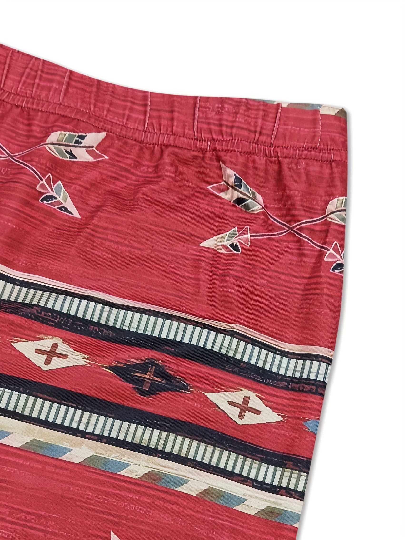  Boho Pants Women's Plus Tribal Print Skinny Trousers