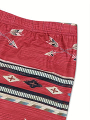  Boho Pants Women's Plus Tribal Print Skinny Trousers
