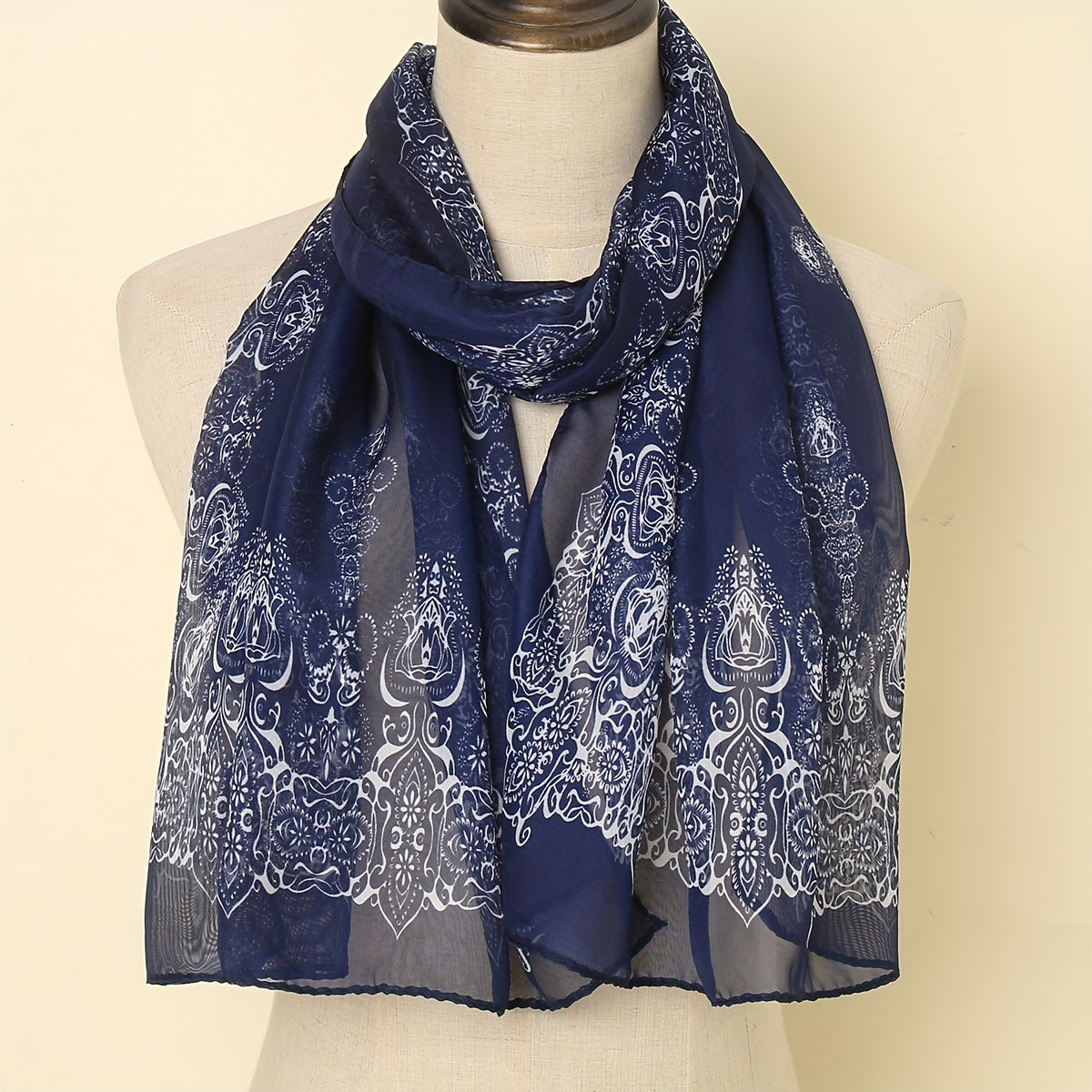 Breathable Print Scarf Sunscreen Shawl Casual Outdoor Wrap