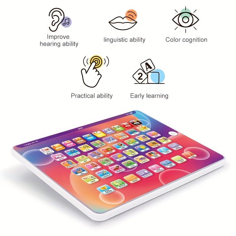 Ultra Thin Spanish Touch Screen Reading Machine Educational Toy