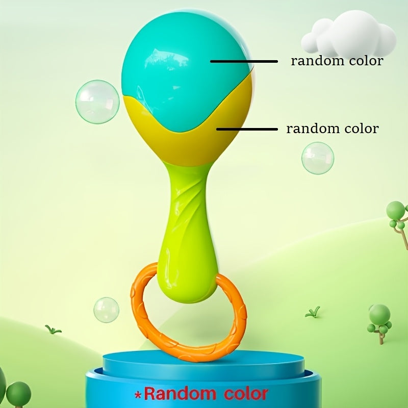 2pcs Baby Rattle and Maraca Toy Set for 0-3 Years Old