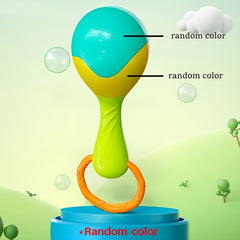 2pcs Baby Rattle and Maraca Toy Set for 0-3 Years Old