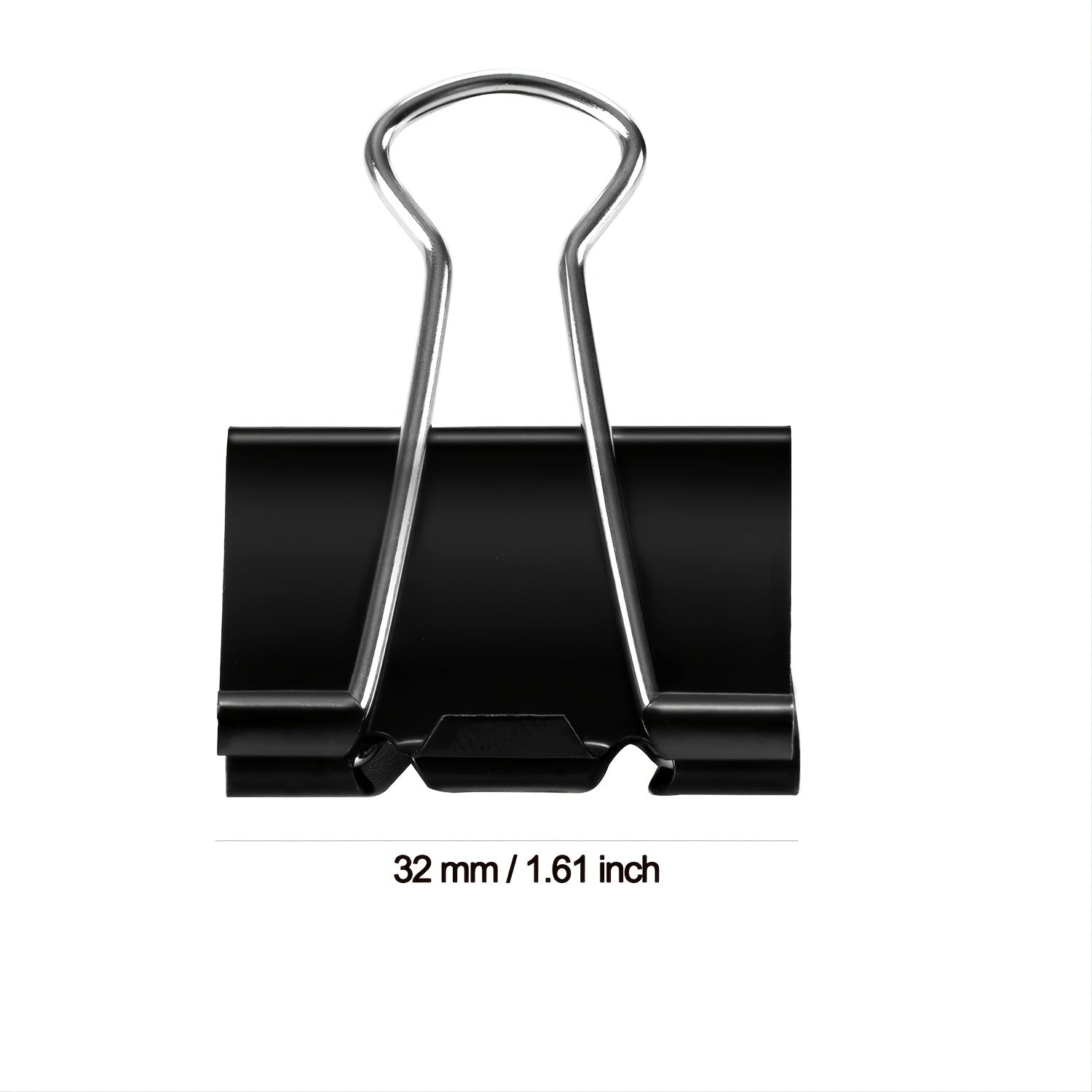 10pcs Assorted Sizes Binder Clips for Office Home School Organization