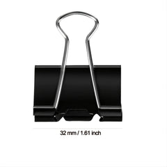 10pcs Assorted Sizes Binder Clips for Office Home School Organization