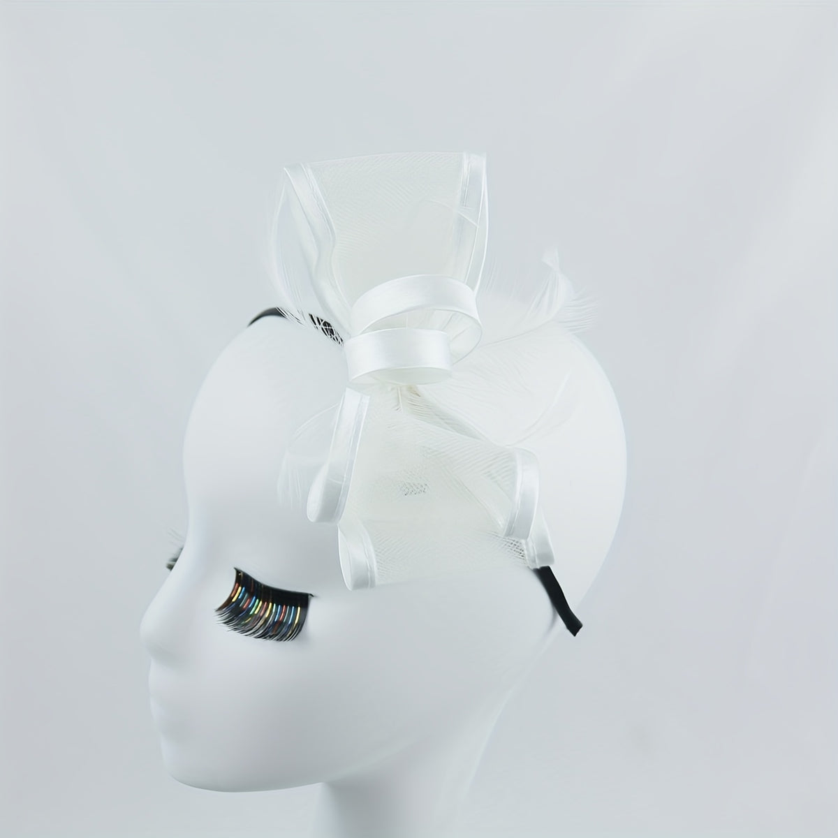 Mesh Floral Rhinestone Bridal Headpiece