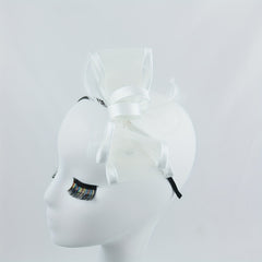 Mesh Floral Rhinestone Bridal Headpiece