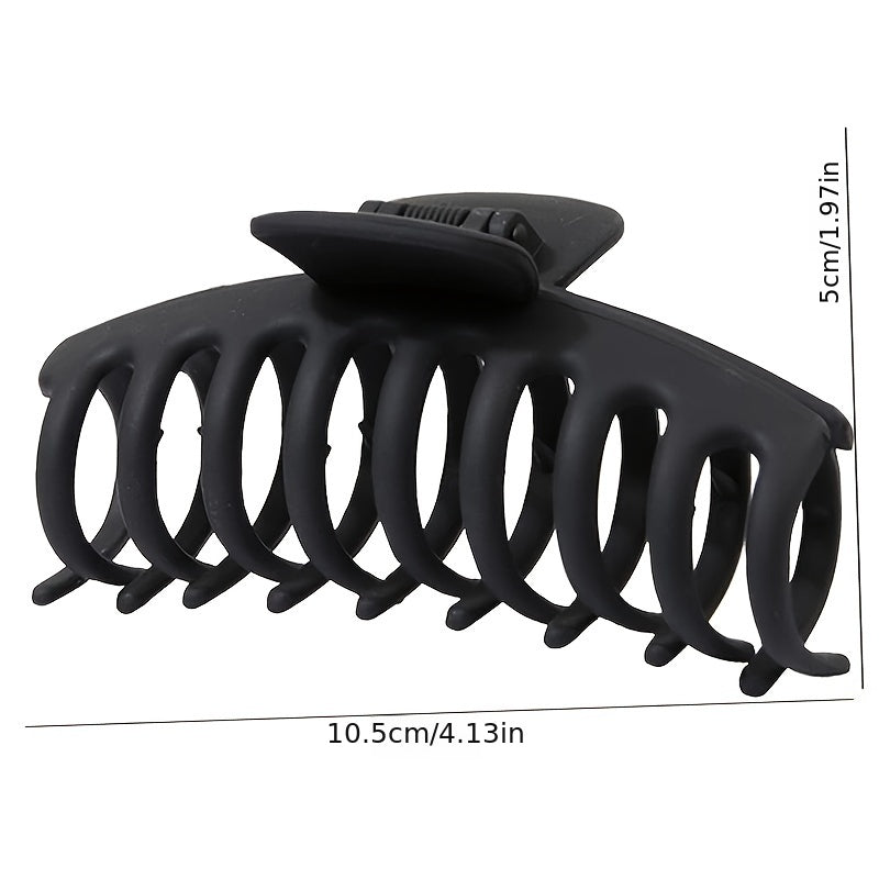 6pcs Matte Square Hair Claw Clip Non Slip Strong Hold Grip Hair Jaw Clip