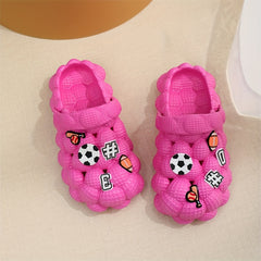 Cartoon Charms Girls House Shoes Quick Dry Lightweight Anti Slip Clogs