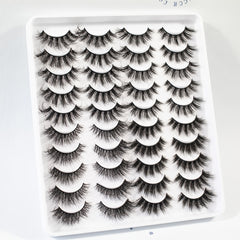 20 Pairs Soft Thick Cat Eye False Eyelashes Three-dimensional Simulation