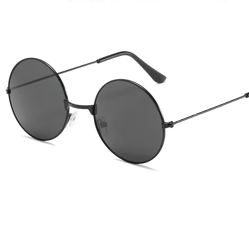 Vintage Round Ink Glasses Hip Hop Party Sunglasses Men Women