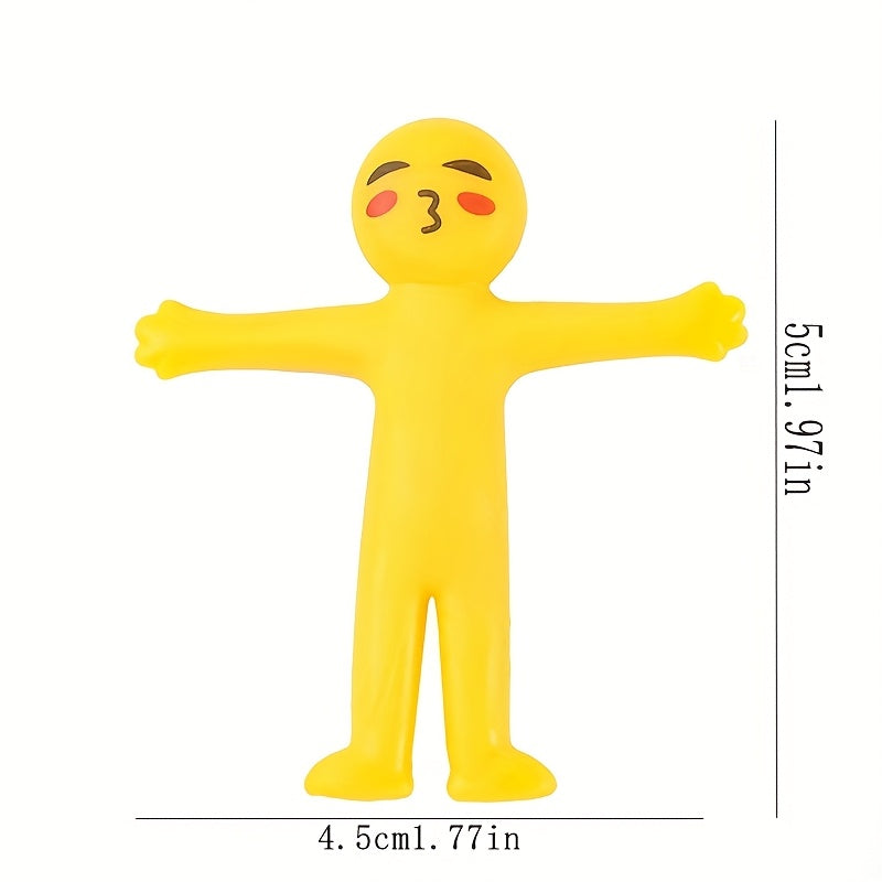 22pcs Yellow Figure Toys Soft Rubber for Christmas Party Decorations