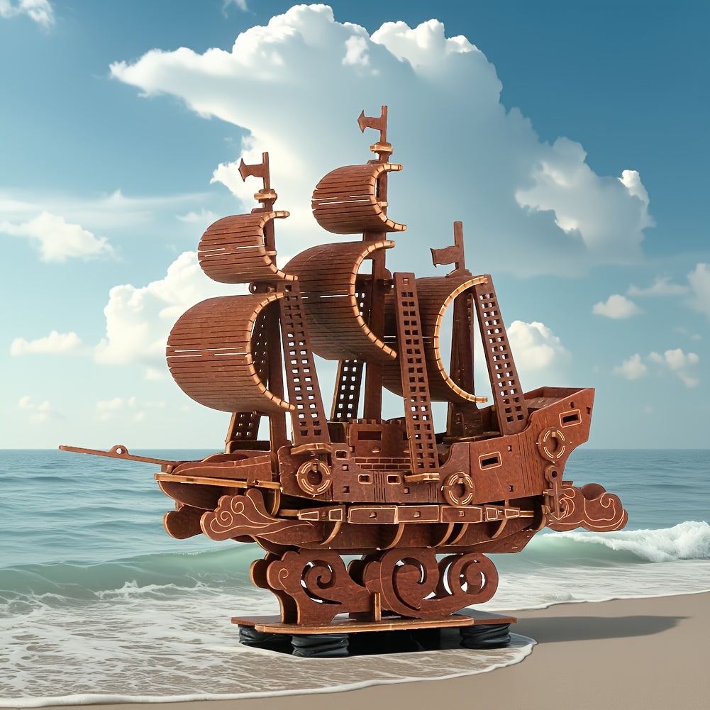 3D Wooden Puzzle Kit Home Decoration Unique Gift Birthdays Christmas Bedroom
