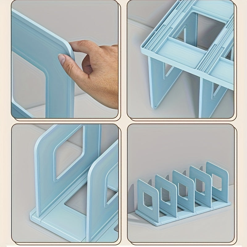 Foldable Book Stand For Desk Organization at School Office Home