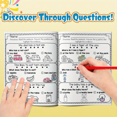 Kids' Read and Understand Practice Book with Passages for Youngsters
