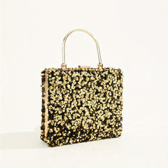 Colorful Sequins Clutch Purse Glitter Handbag for Wedding Party