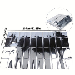 Emergency Thermal Poncho Blanket Lightweight Folding Water Resistant