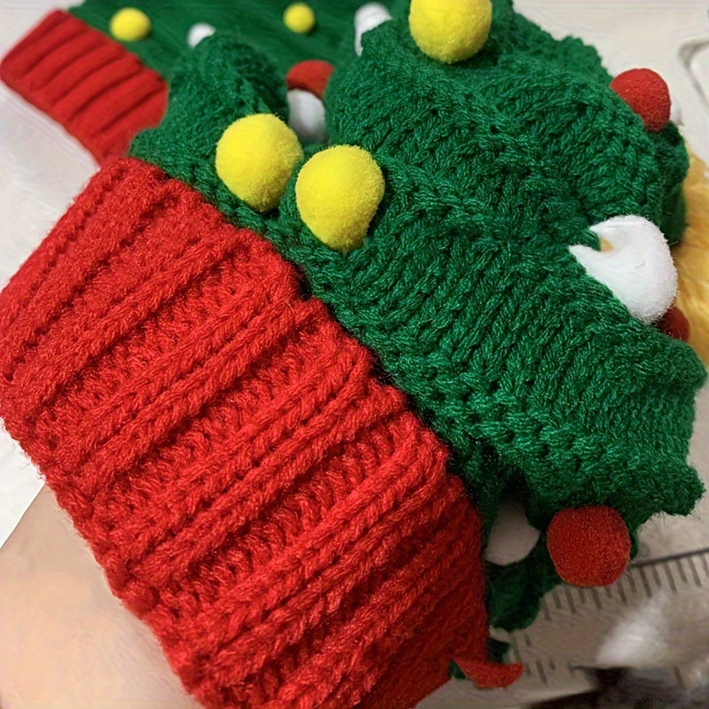 Men's Christmas Tree Pattern Knit Hat