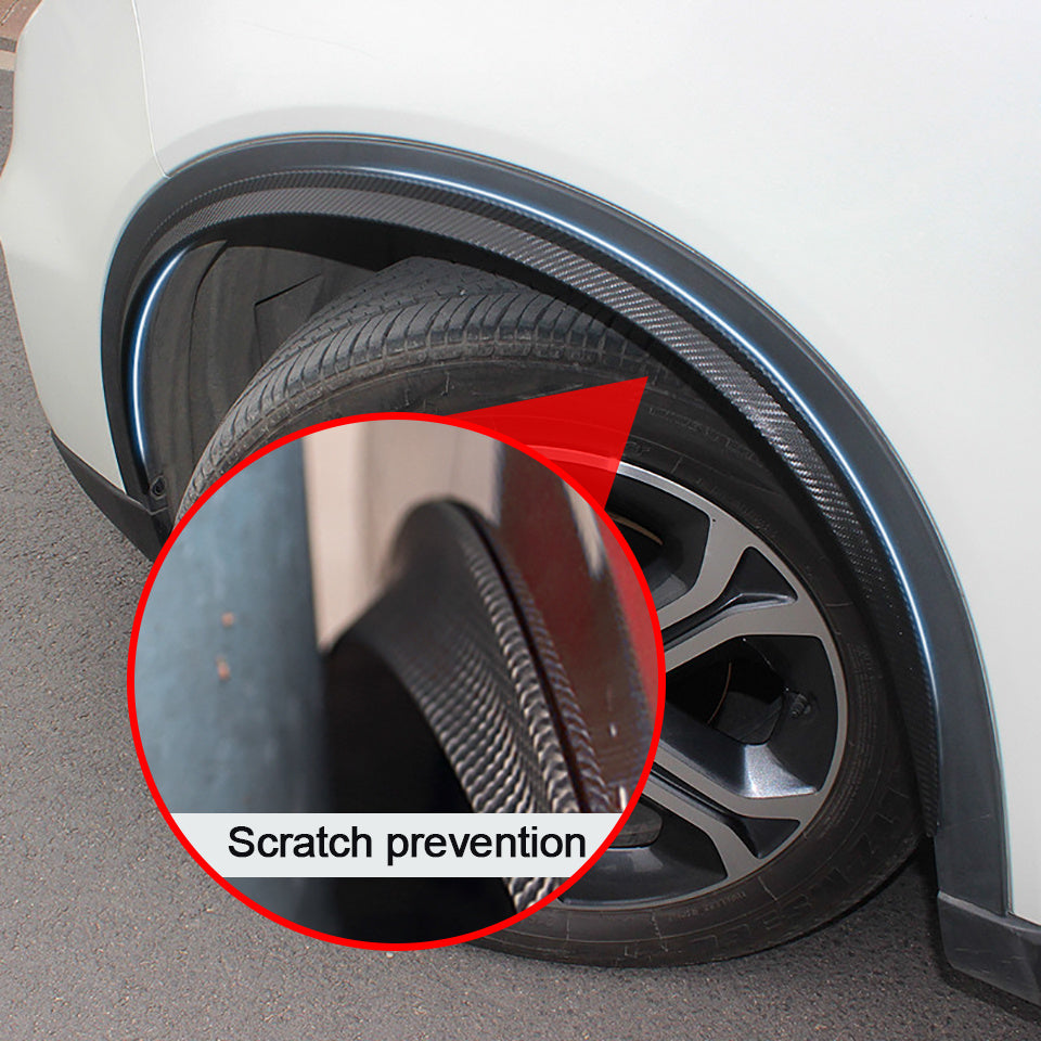 Car Tire Bumper Strip Scratch Protection Carbon Fiber