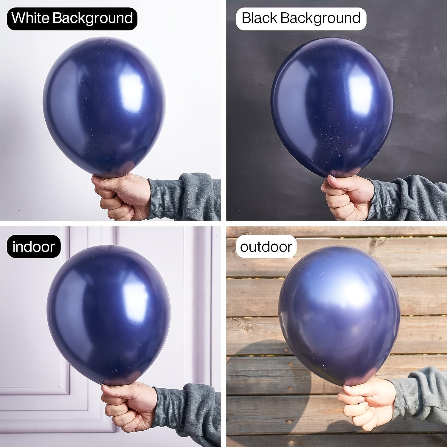 40pcs Navy Latex Balloons - Party Decorations