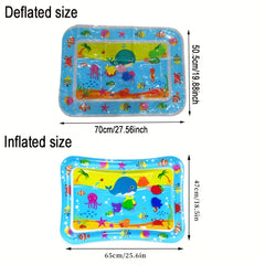 Whale Pat Pad Tummy Time Water Mat - Halloween Christmas Gift