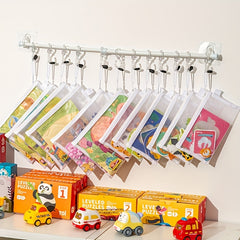 3pc Combination A4 A5 A6 Zipper Mesh Bag School Office Pencil Storage Folder