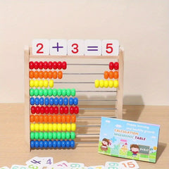 Wooden Math Learning Stand Interactive Educational Toy