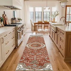 Vintage Floral 2'X10' Kitchen Rug Soft Laundry Room Oriental Hallway Rug