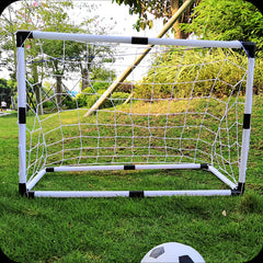 Kids' Outdoor Sports Toys Large Football Goal Set Portable Assembly
