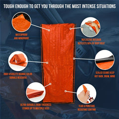 Emergency Sleeping Bag Survival Bivy Sack Outdoor Camping Gear