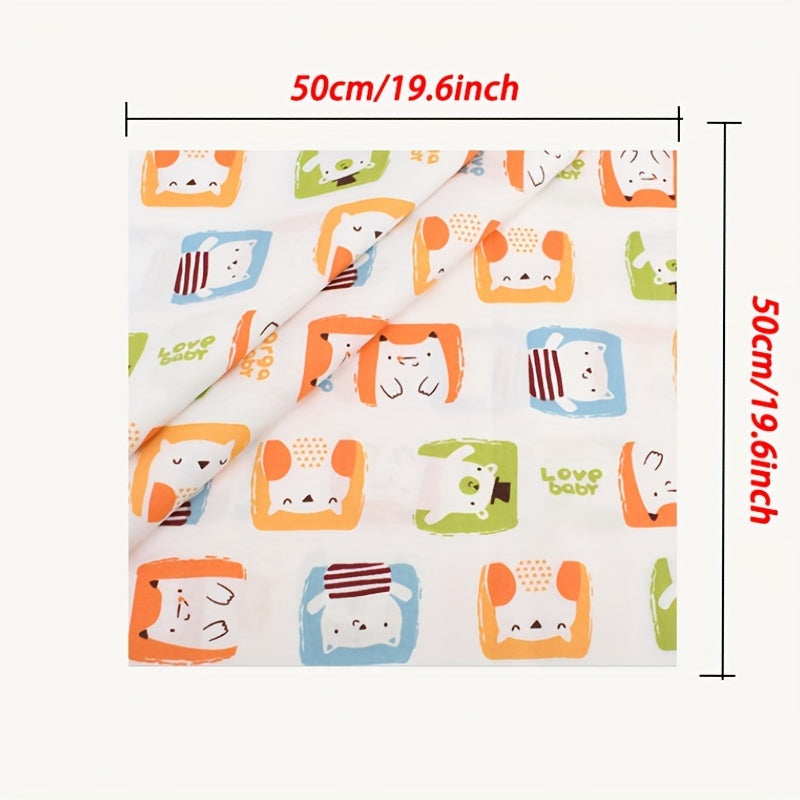 8pcs Multicolor Patchwork Fabric Sewing Quilting Material Floral Printed