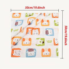 8pcs Multicolor Patchwork Fabric Sewing Quilting Material Floral Printed