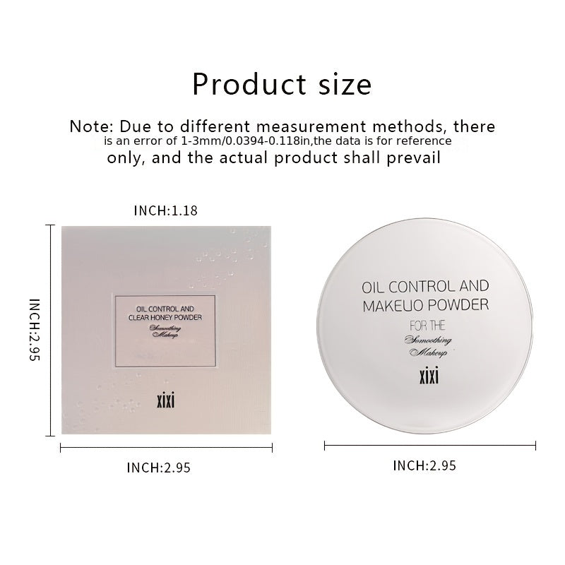 Xixi Fixed Makeup Setting Powder Control Waterproof Matte Finish