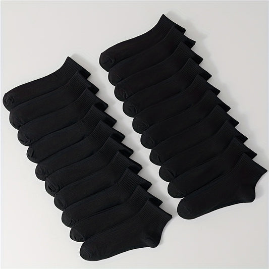 20 Pairs Women's Short Socks Comfy & Breathable All match Stockings
