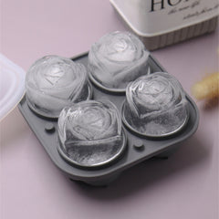 Rose Silicone Ice Cube Tray Mold Kitchen Gadget