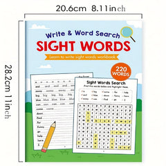 English High Frequency Words 220 Writing Word Exercise Book A4